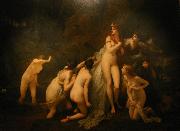 Jules Joseph Lefebvre Diana Surprised oil painting artist